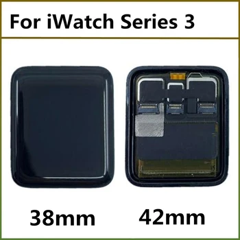 Obrazovka Pre Apple iWatch Series 3 38mm 42mm GPS a Celulárnej verzia Displej Dotykový Displej Digitalizátorom. Montáž Obrazovky Pre iWatch 3 LCD