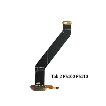 Nový USB Nabíjanie Nabíjací Port Dock Zásuvky Konektora Flex Stužkový Kábel pre Samsung Galaxy Tab 2 10.1 P5100 P5110