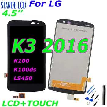 4.5 PALCOVÝ LG K3 2016 Displej K100 K100ds LS450 LCD Displej Dotykový Displej Digitalizátorom. Montáž Pre LG K100 LCD Displej