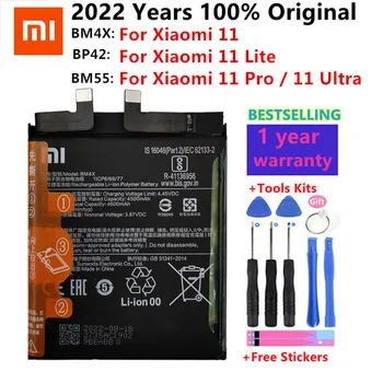 100% Xiao Originálne Batérie BM4X BM55 BP42 Pre Xiao 11 Xiaomi11 Mi11 Xiao 11 Pro 11 Ultra Xiao 11 Lite Telefón Batérie