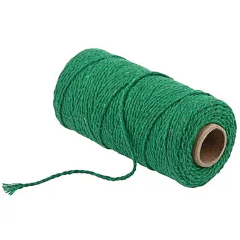 Lano Twisted-Kábel 100% Bavlna Lano Farebné Motúzov Macrame Kábel String Závit na spoločenské, Svadobné Dekorácie Príslušenstvo DIY Kábel