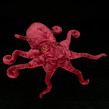Realistický Octopus Plyšové Hračky Realistické Mäkké Squid Plyšová Mori, Zvieratá, Oblečenie Pre Bábiky Narodeninám Darčeky Pre Deti